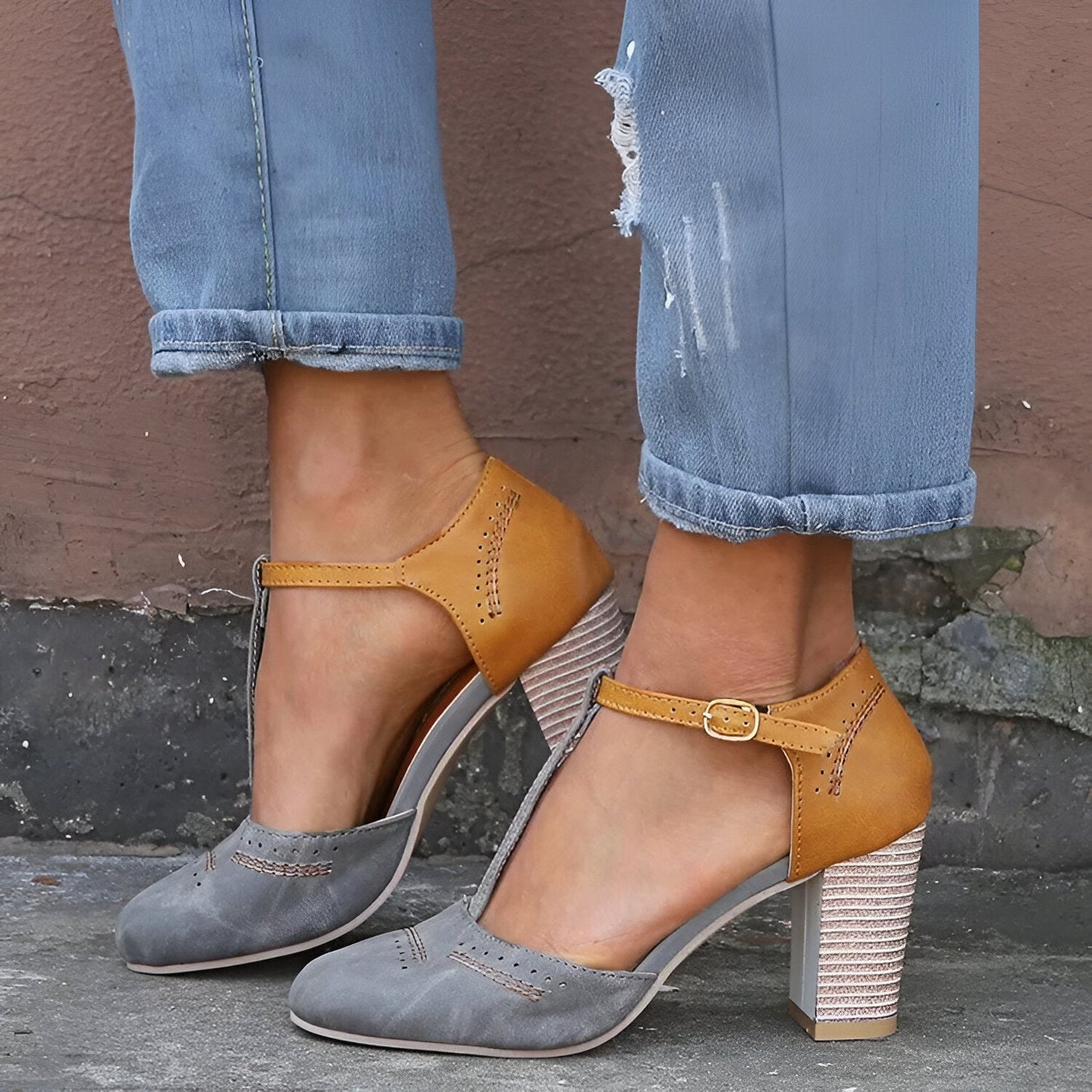 Marcella – Pumps met Blokhak