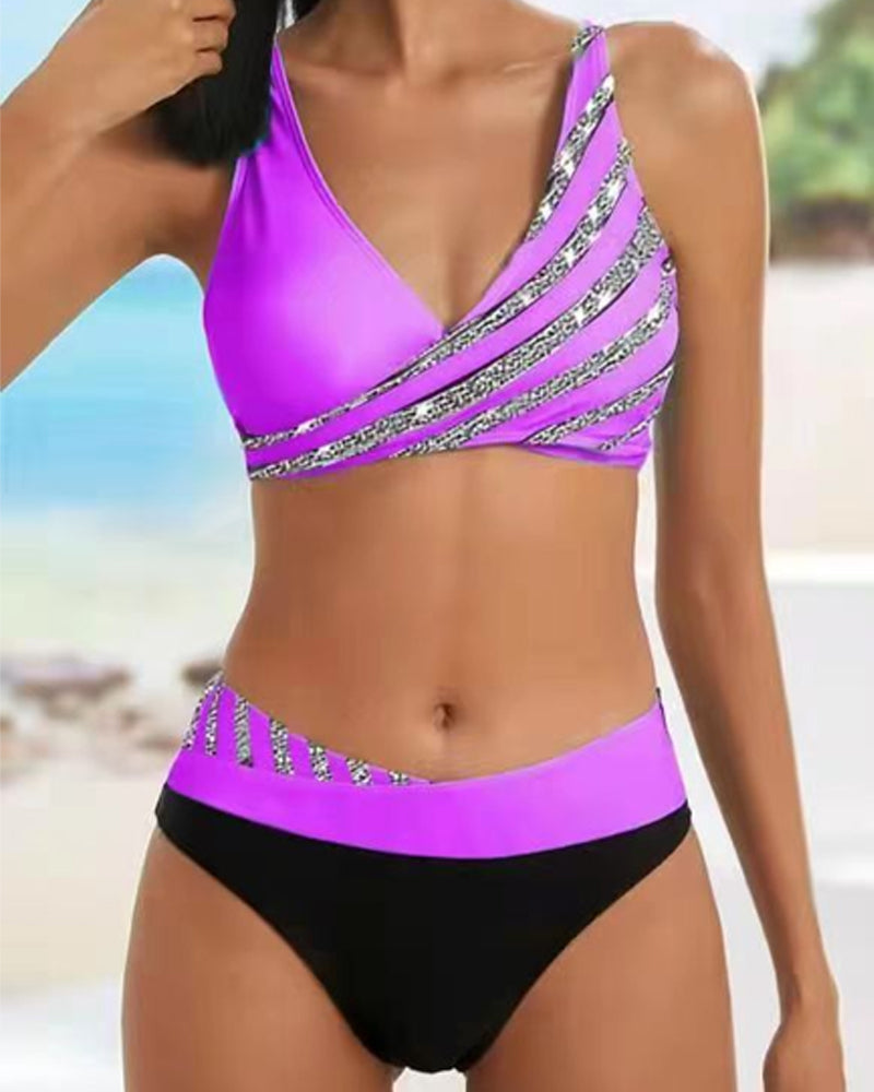 Mona - Bikini in Warme Tinten