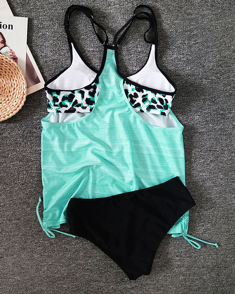 Lovas - Tankini met luipaardprint