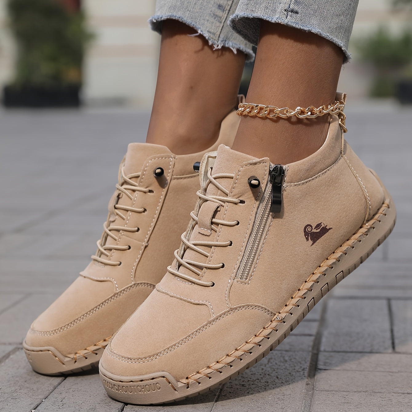 Lovas Orthopedische Sneaker met Rits — Breed & Comfortabel