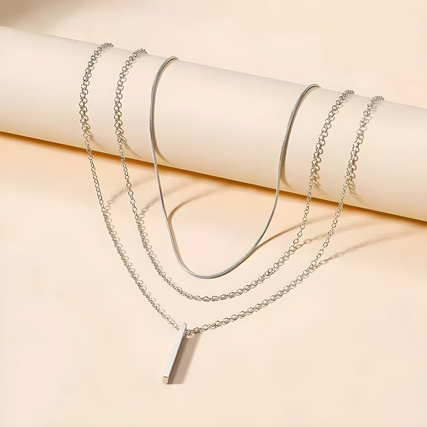 Thaïs – Minimalistische gelaagde ketting