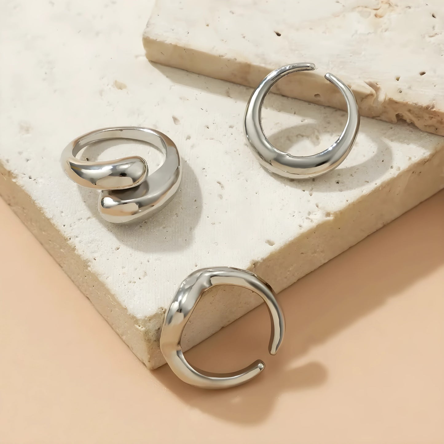 Lison – Delicate Ringset (3 stuks)