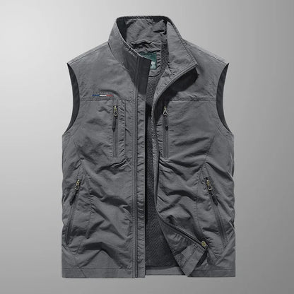 Lovas | Ademend multifunctioneel gilet met meerdere zakken