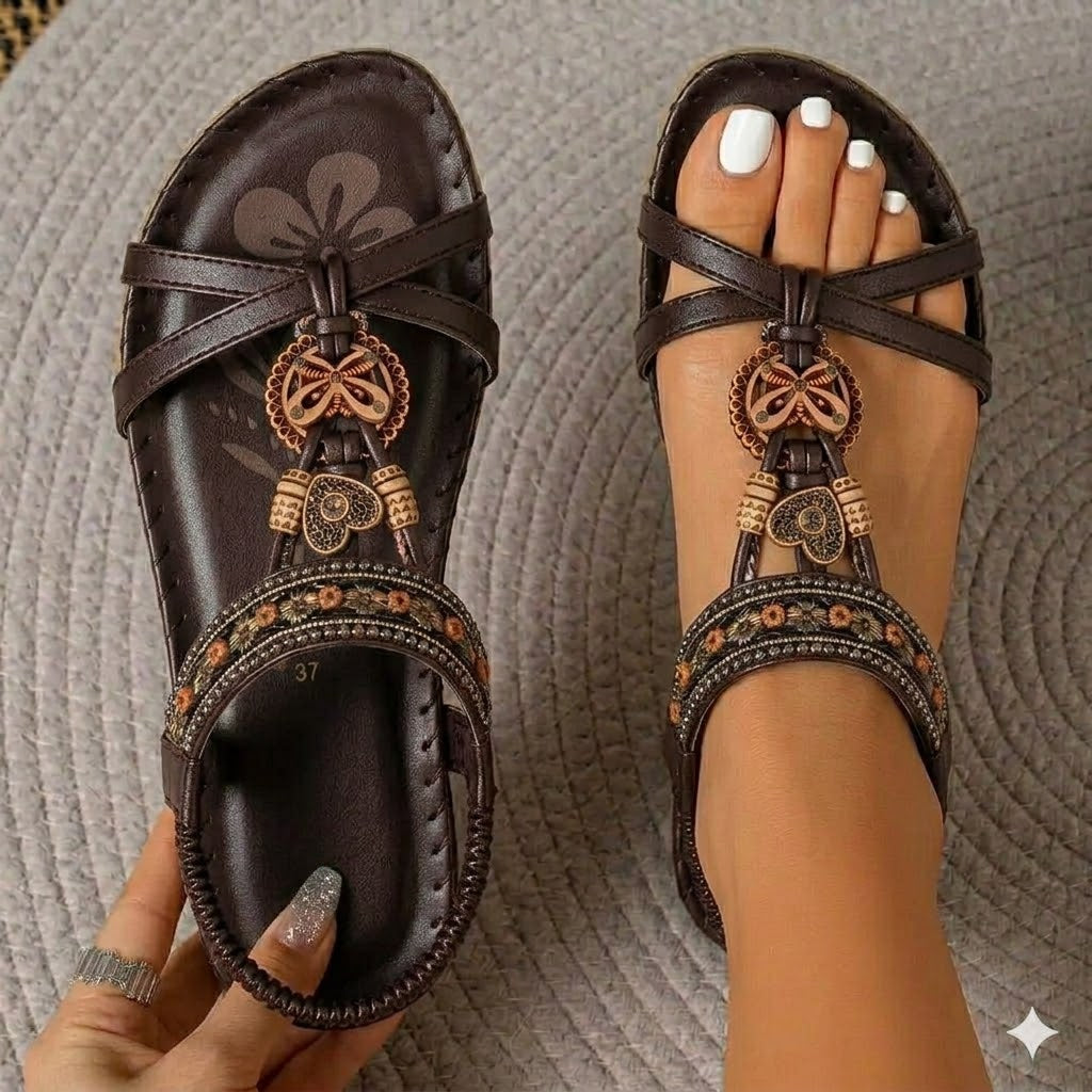 Patricia - Orthopedische sandalen voor Hielspoor, Brede Voeten & Artrose