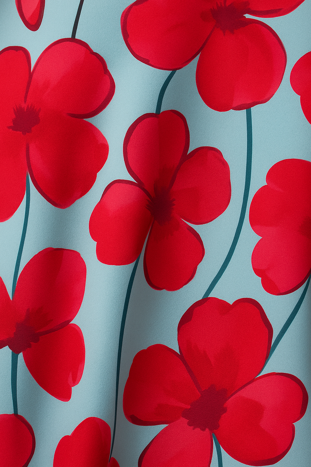 Xenovia – V-Neck Floral Maxi Dress