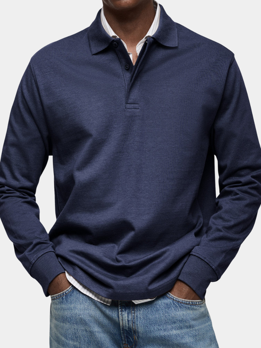 Max | Luxe lange mouwen polo (Tijdelijk 1+1 Gratis)