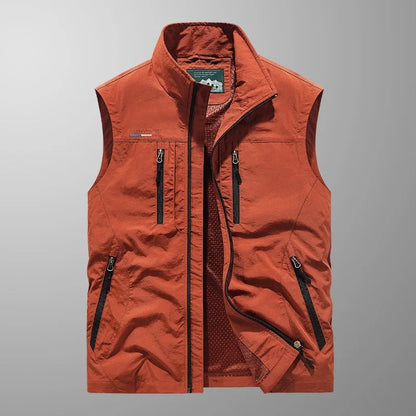Lovas | Ademend multifunctioneel gilet met meerdere zakken