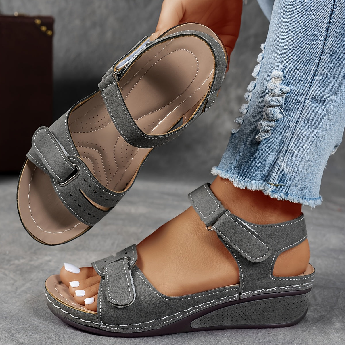 Lovas – Orthopedische Sandalen voor Hielspoor, Brede Voeten & Artrose ( Tijdelijk 1+1 Gratis )