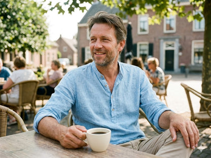 Lovas Linnen Zomershirt — Luchtig & Stijlvol voor Elke Leeftijd