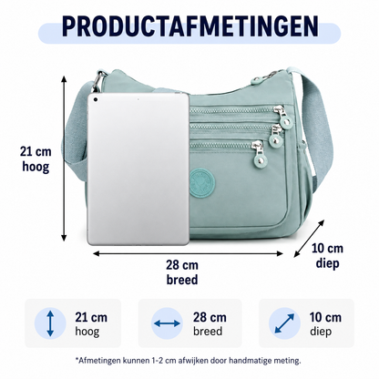 Lovas | lichtgewicht nylon schoudertas