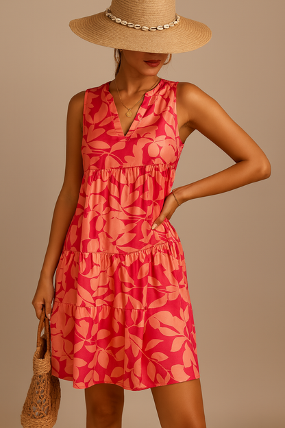 Laure – Tropical Breeze A-Lijn Jurk