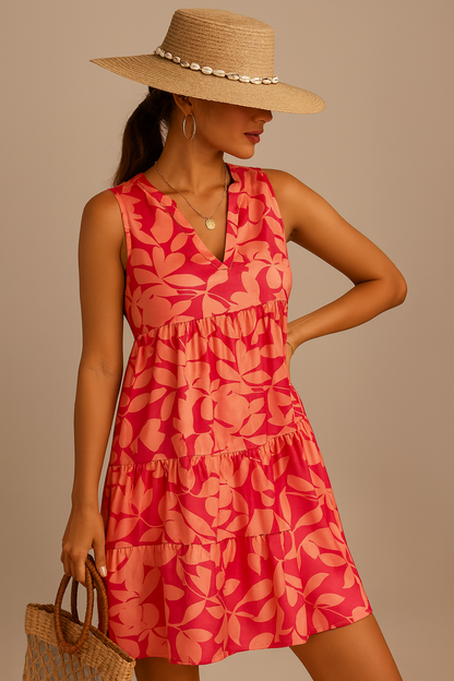 Laure – Tropical Breeze A-Lijn Jurk