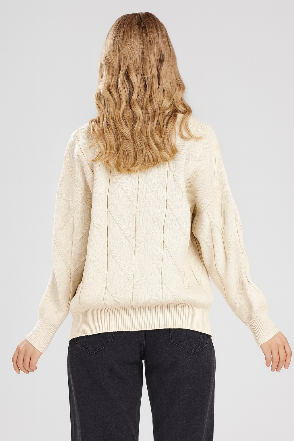Laure Atelier – Color Patch Knit Cardigan