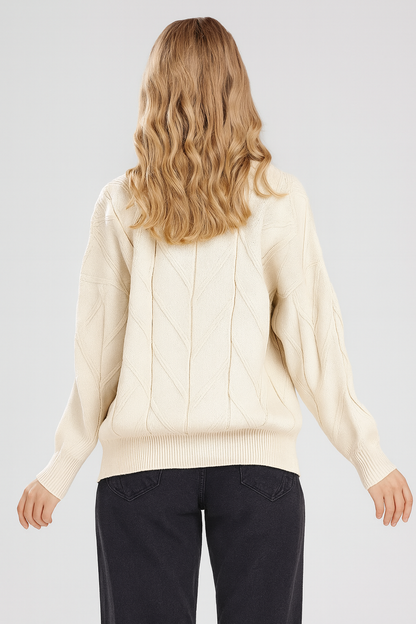 Laure Atelier – Color Patch Knit Cardigan