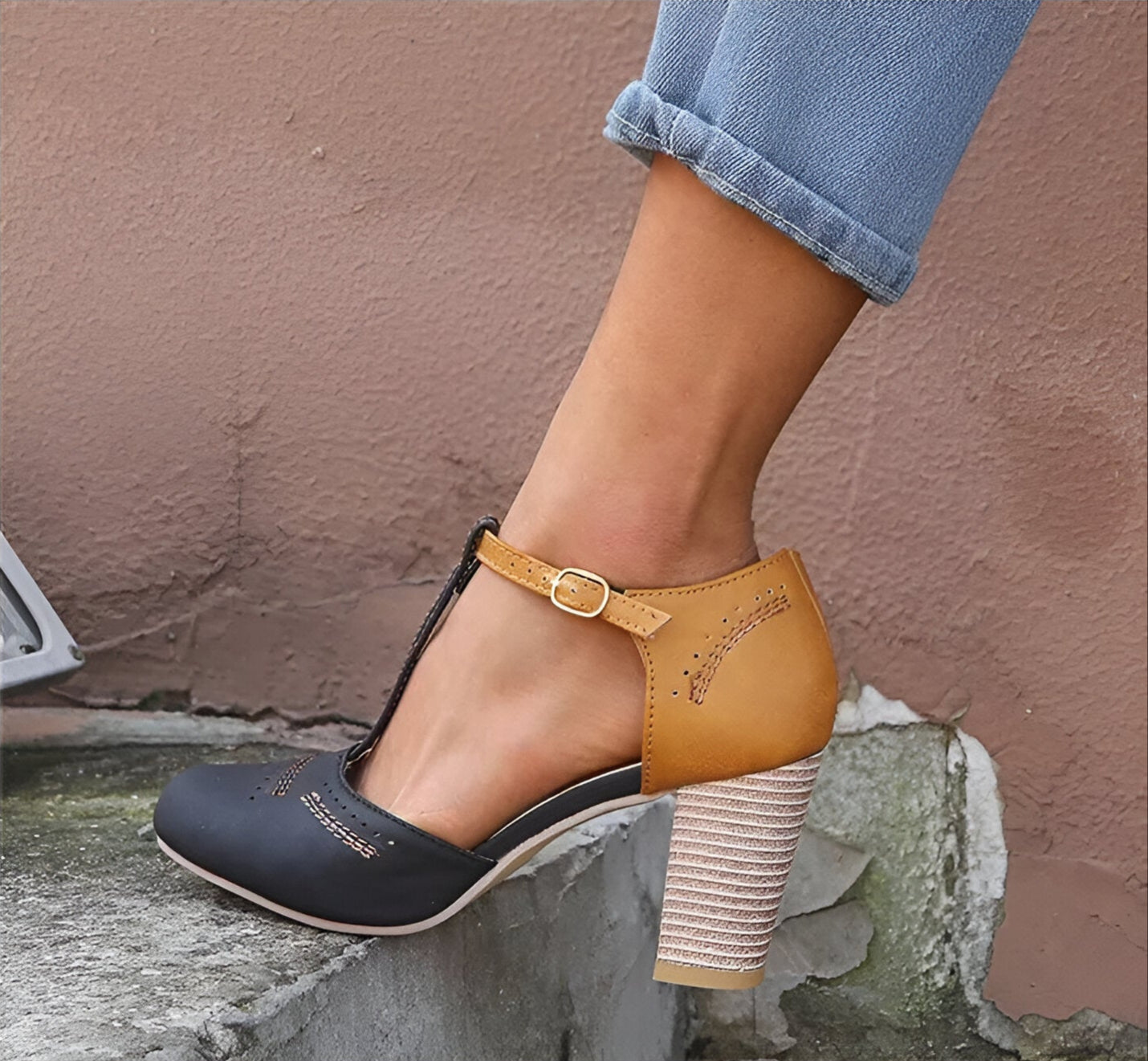 Marcella – Pumps met Blokhak