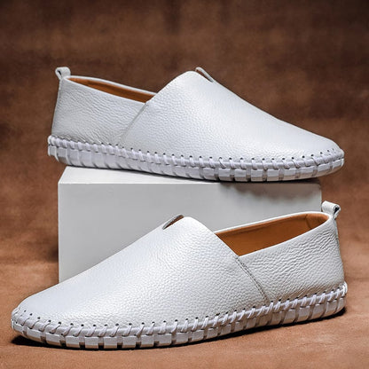 Monaco - Stijlvolle Leren Espadrilles
