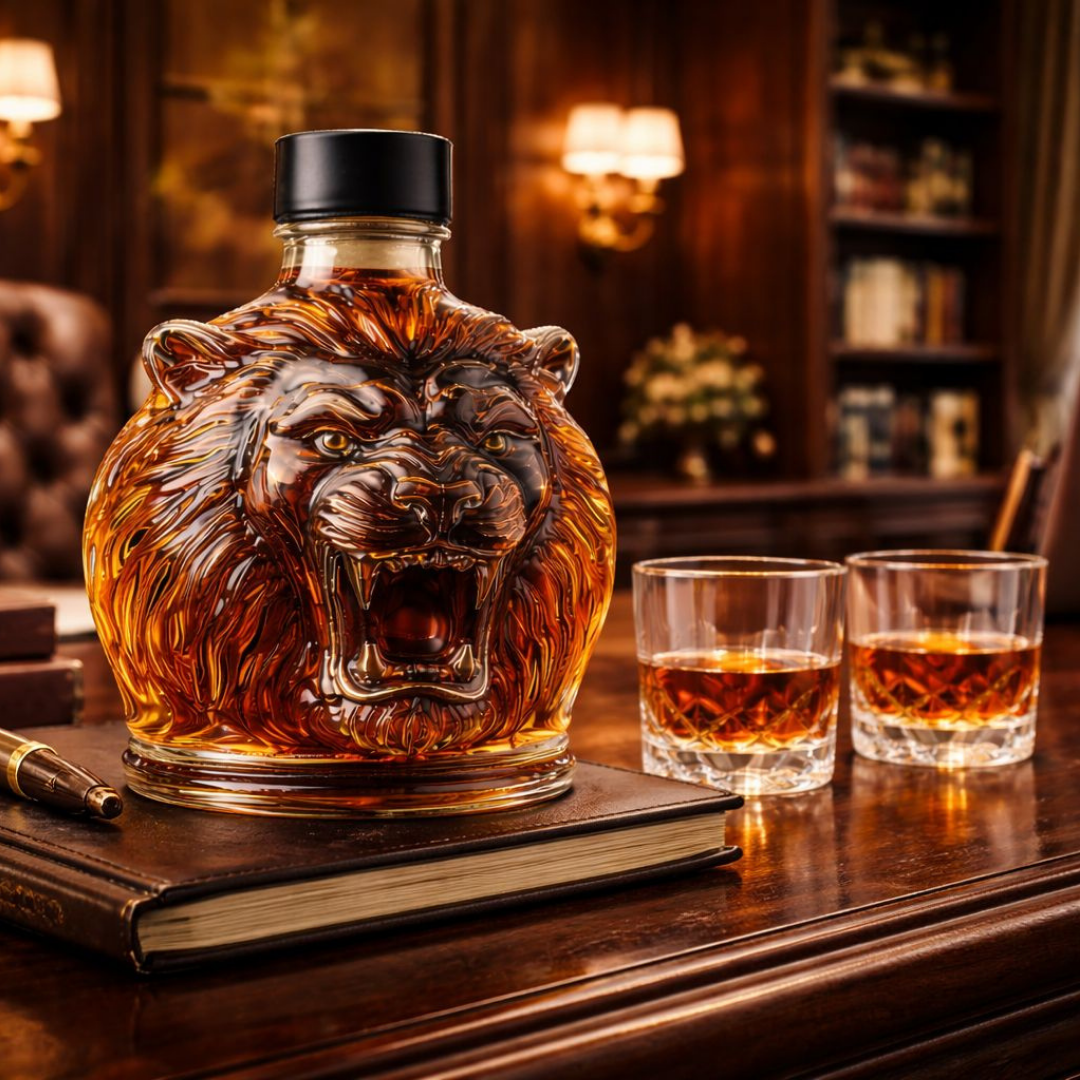 Whisky Karaf - Leeuwen Editie