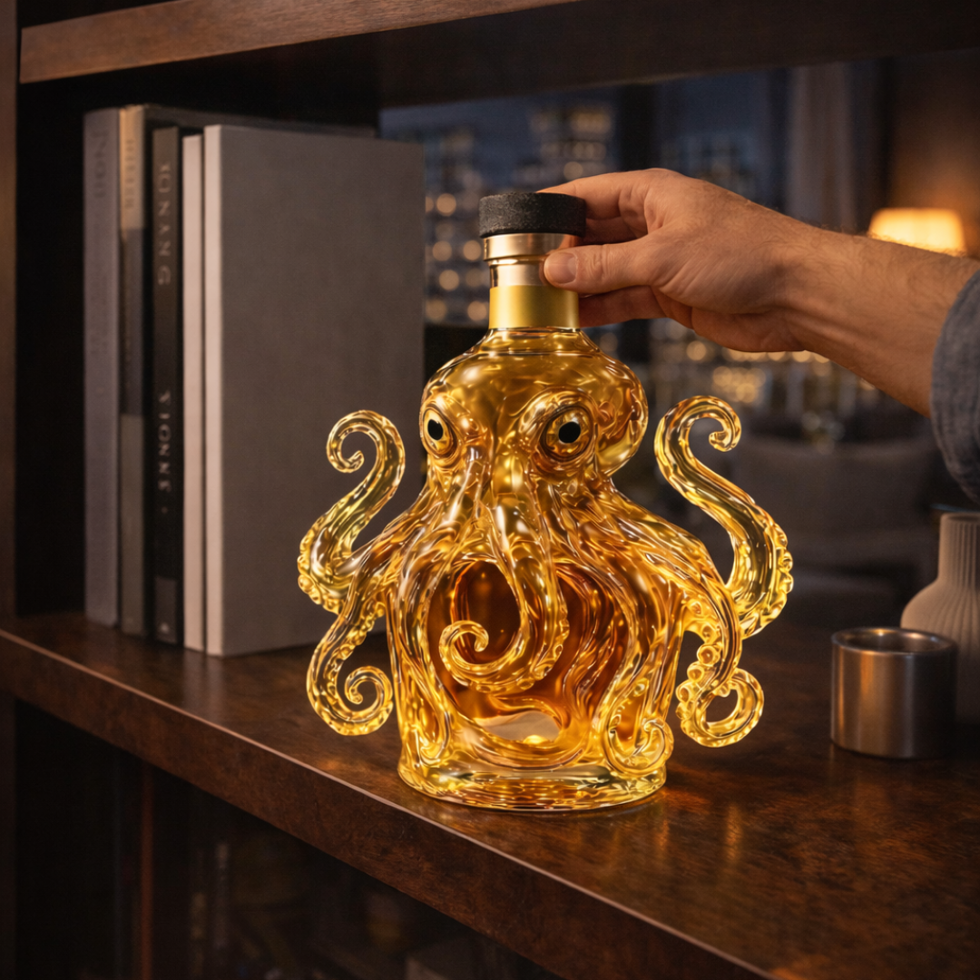 Whisky Karaf - Octopus Editie