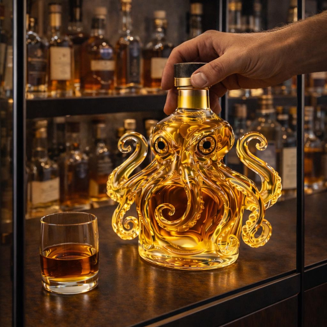 Whisky Karaf - Octopus Editie