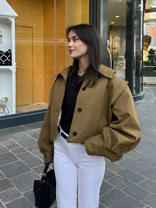 Amelia - Korte trenchcoat