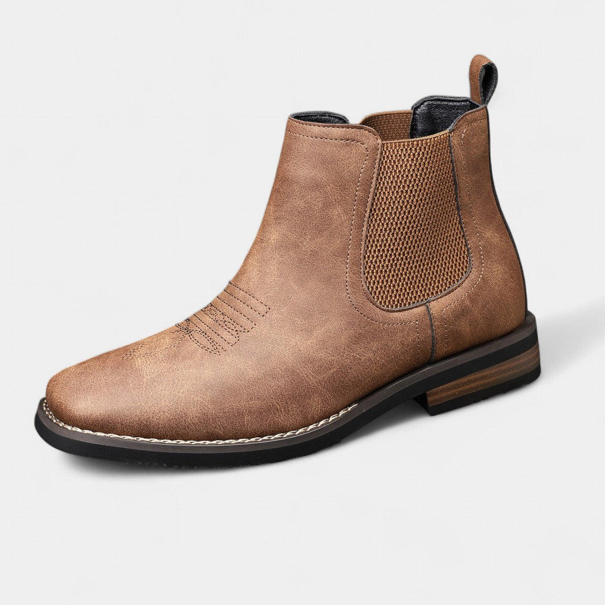 Liam™ – Leren Enkelboots