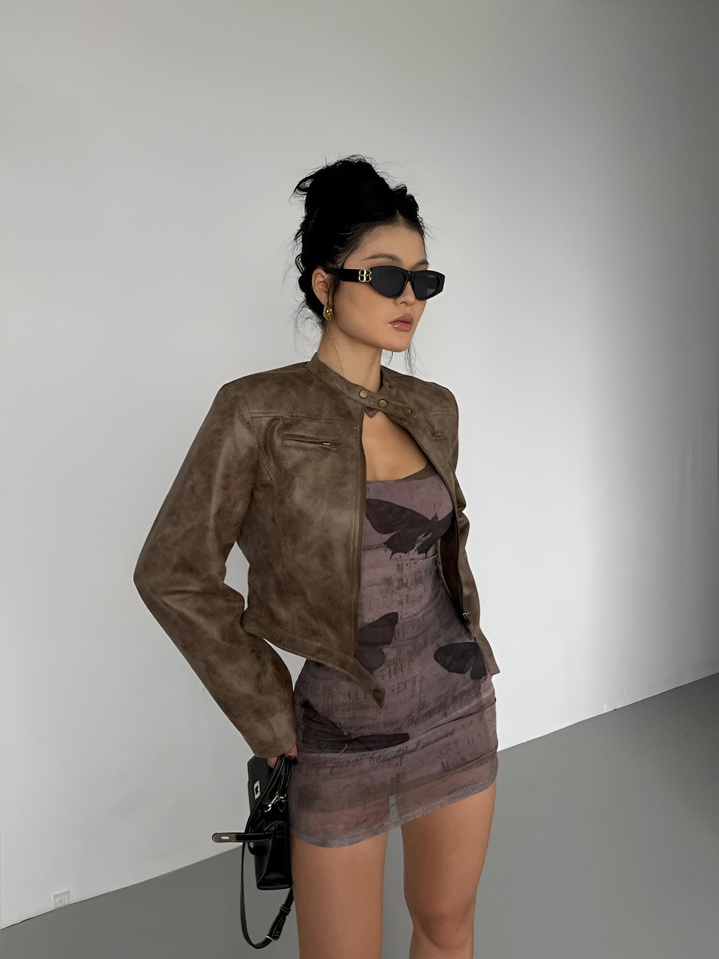 Zara - Leren herfstjas