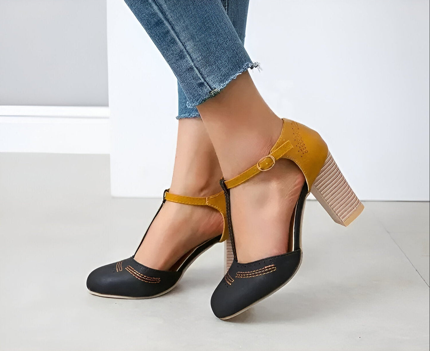 Marcella – Pumps met Blokhak