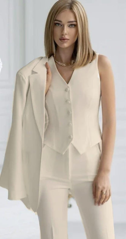 Tailleur "Safira" (Giacca + Pantalone + Gilet)