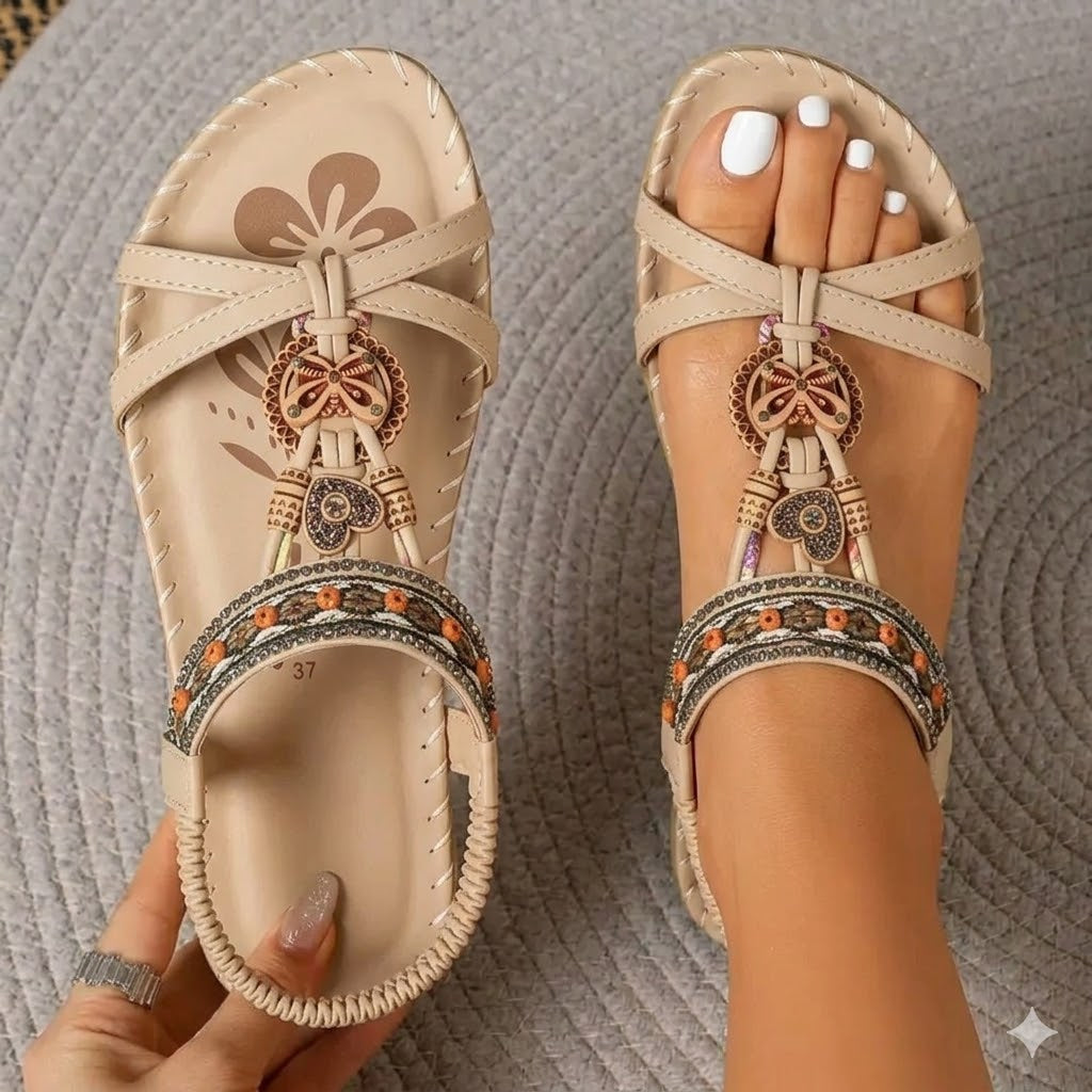 Patricia - Orthopedische sandalen voor Hielspoor, Brede Voeten & Artrose