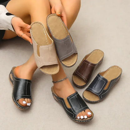 Lovas | Orthopedische Slippers voor hielspoor, brede voeten & artrose