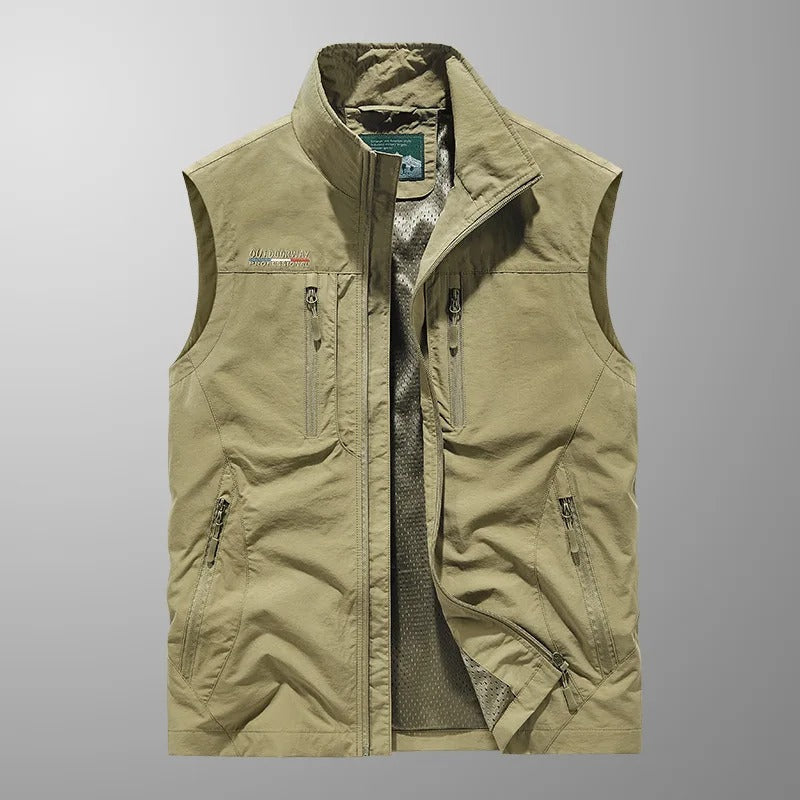 Lovas | Ademend multifunctioneel gilet met meerdere zakken