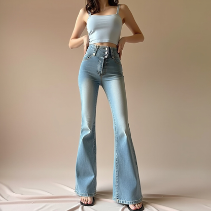 Jeanne – Hoge taille broek