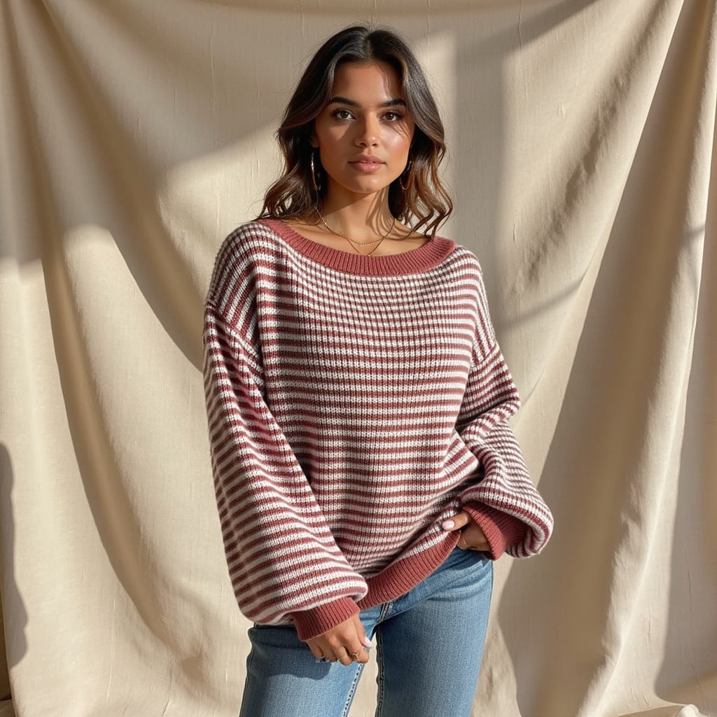 Lovas| Gebreide Off-Shoulder Top