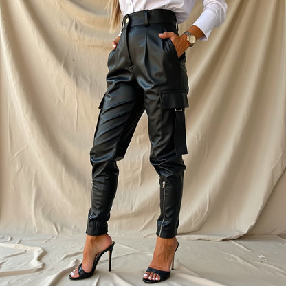 Isabelle – Vegan leren broek