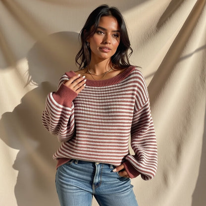 Lovas| Gebreide Off-Shoulder Top