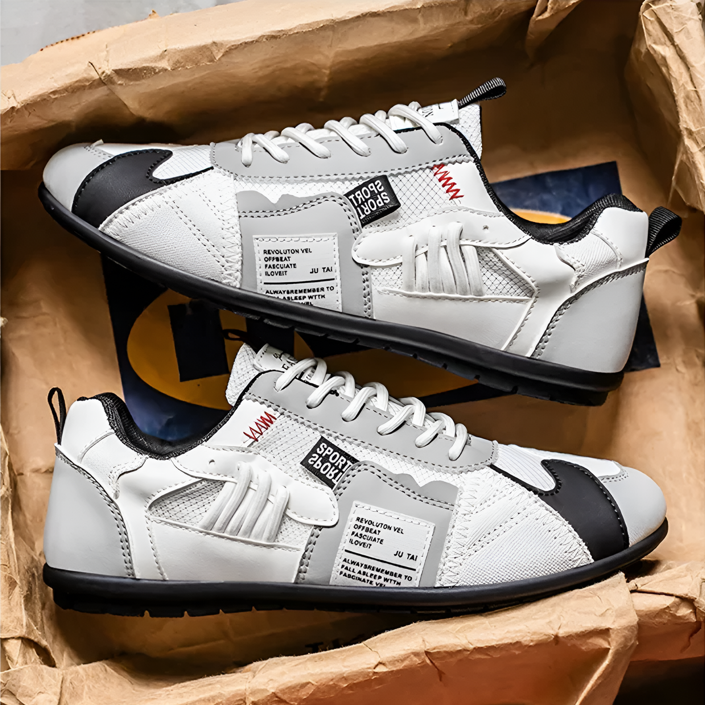 Claude™ – Retro-stijl Sneakers voor Ultiem Comfort